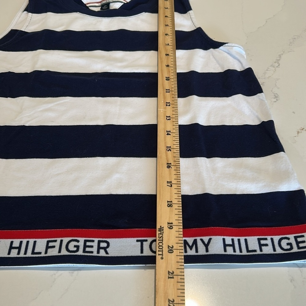 Tommy Hilfiger Bundle Size Small Blue/White Striped Tank Top and polka dot knit - Picture 4 of 10